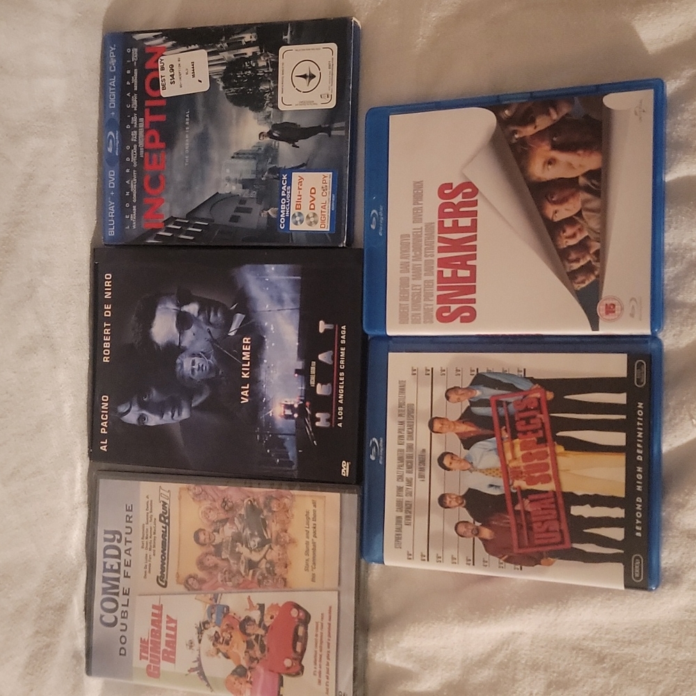 Lot of 5 DVD's
